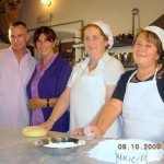 Gary and Maureen with the local ladies