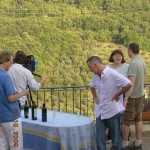 Gary Rhodes on the terrace of La Torretta